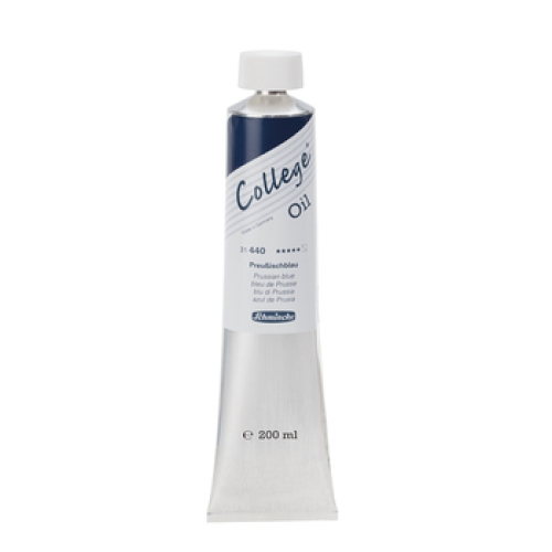 Schmincke College Oil Color Prussian Blue 200ml tube (g.P.1L=41€)