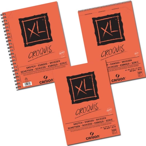 Canson Croquis- Skizzenblock XL A4 90g/m² (120 Blatt)