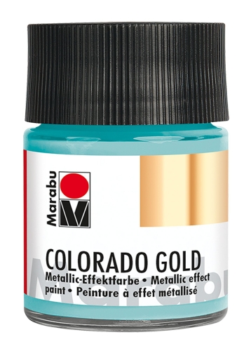 Marabu Colorado gold 758 metallic türkis 50 ml (g.P. 1L= 99,80€)