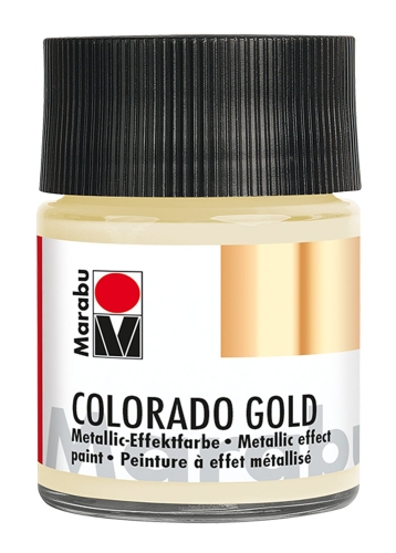 Marabu Colorado gold 799 metallic satin 50 ml (g.P. 1L= 99,80€)