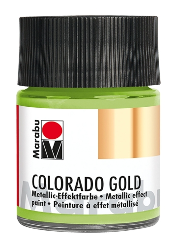 Marabu Colorado gold 762 metallic hellgrün 50 ml (g.P. 1L= 99,80€)