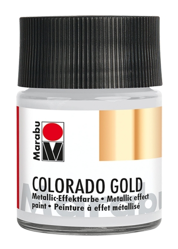 Marabu Colorado gold 782 metallic silber 50 ml (g.P. 1L= 99,80€)