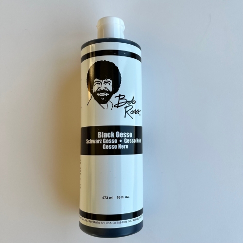 Bob Ross schwarz Gesso  473ml (g.P.1L=32,98€)