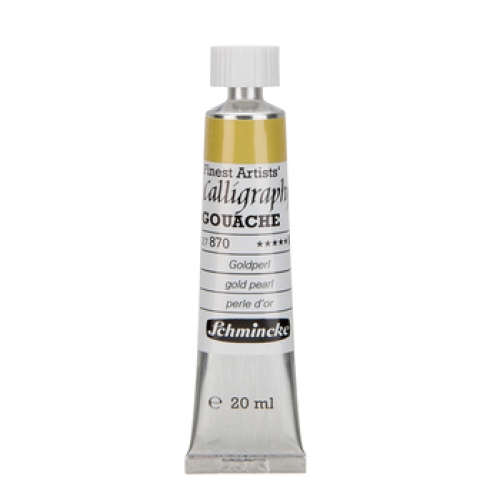 Schmincke Calligraphy Gouache 20ml Gold Pearl 870 (g.P.1L= 500€)