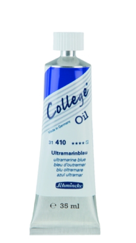 Schmincke College Oil Color Ultramarine Blue 35ml tube (g.P.1L=117,14€)