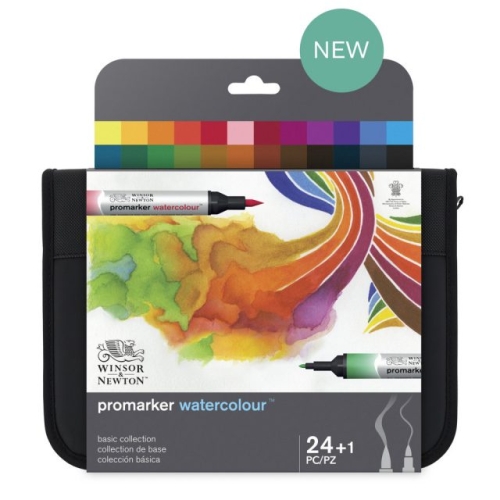 Promarker Wasserliner Basic Set mit 24 + Tasche
