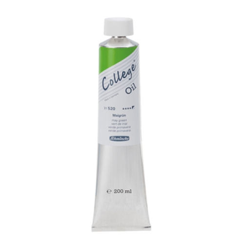 Schmincke College Oil Color May Green 200ml tube (g.P. 1L= 41€)