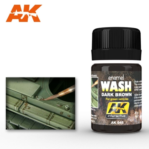 Wash dark brown 35ml (GP 1L= 108,57€)