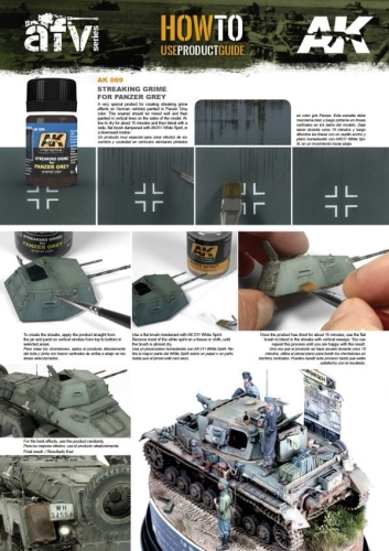Preview: Streifenschmutz für Panzergrau 35ml (GP 1L= 108,57€)