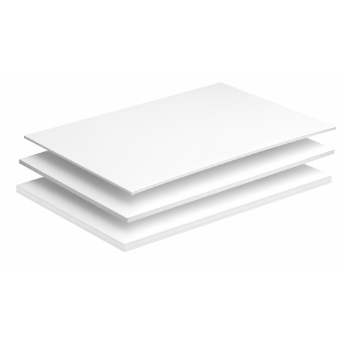 Foamboard 10 mm, 100 x 140 cm, weiß/ je 5 Stk.