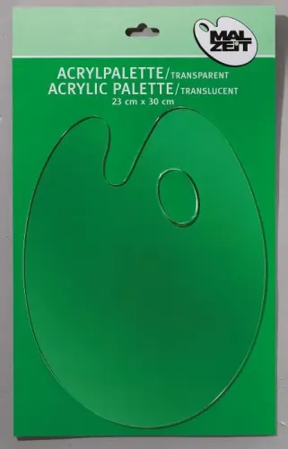Acrylpalette transparent 23x30 cm