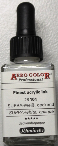 Preview: Aero Color supra weiß deckend 28101    28 ml (GP 1L= 255,36€)