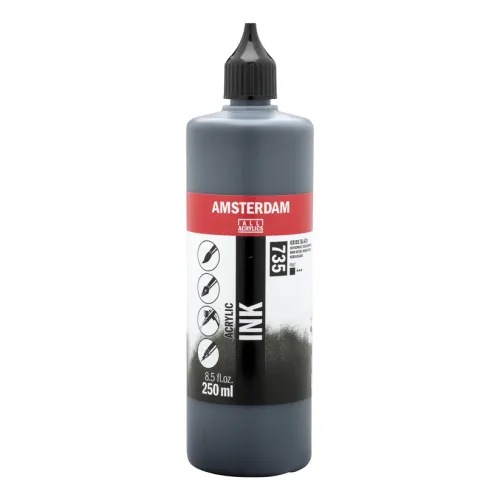 Amsterdam Acrylic Ink  250ml oxidschwarz (GP1ltr=107,60€)