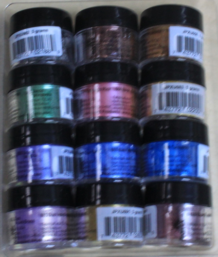 Pearl Ex Set Serie 2 12 versch.Töpfchen a 3 gr(GP1kg=1386€)