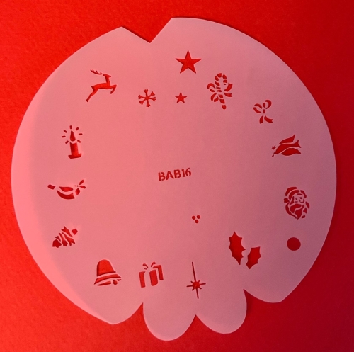 Preview: BABSET5 Badger Findernägel und Modellbau Airbrush- Schablonen Set 5-teilig