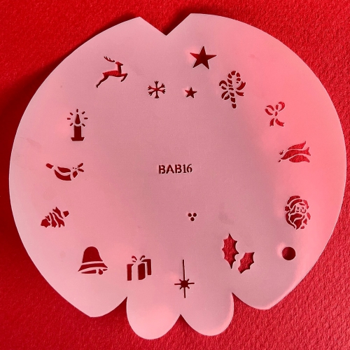 Preview: BABSET3 Badger Findernägel und Modellbau Airbrush- Schablonen Set 5-teilig