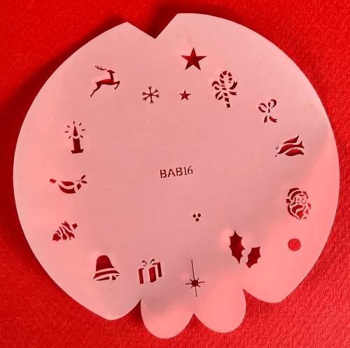 Preview: BABSET2 Badger Findernägel und Modellbau Airbrush- Schablonen Set 5-teilig