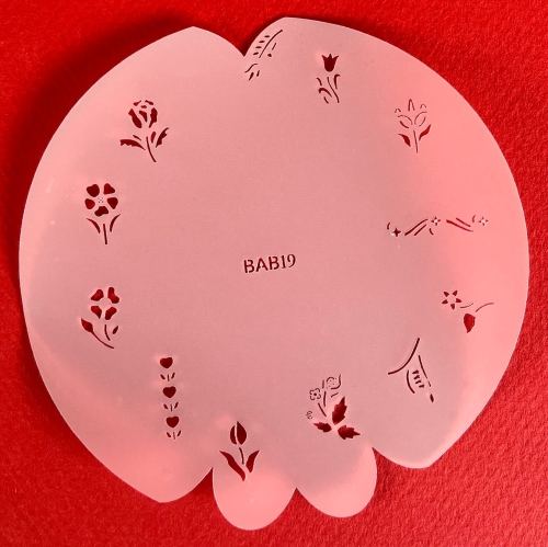 Preview: BABSET2 Badger Findernägel und Modellbau Airbrush- Schablonen Set 5-teilig