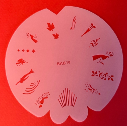 Preview: BABSET5 Badger Findernägel und Modellbau Airbrush- Schablonen Set 5-teilig