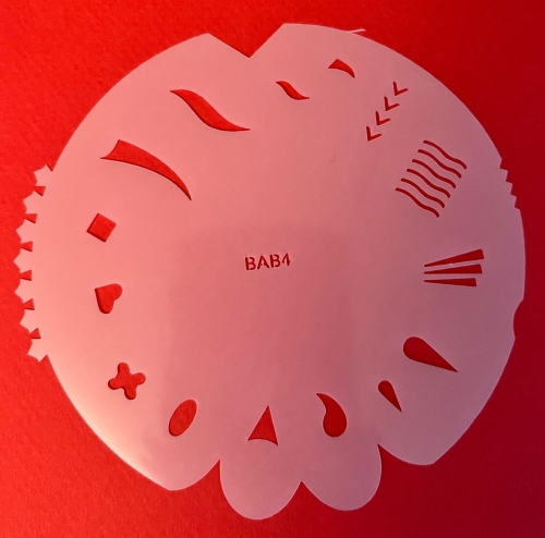 Preview: BABSET5 Badger Findernägel und Modellbau Airbrush- Schablonen Set 5-teilig