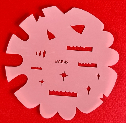 Preview: BABSET1 Badger Findernägel und Modellbau Airbrush- Schablonen Set 5-teilig