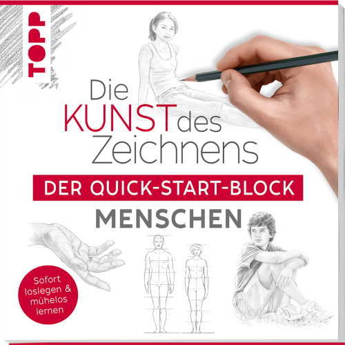 Die Kunst des Zeichnens  quick start block MENSCHEN