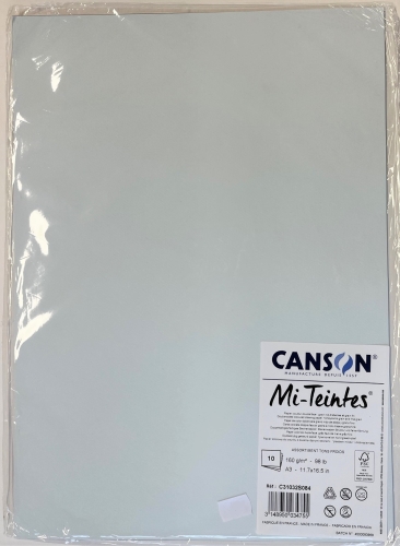 Canson Mi-Teintes pastel paper sheets A3 160g/m² (10 sheets) multicolor , cool tones