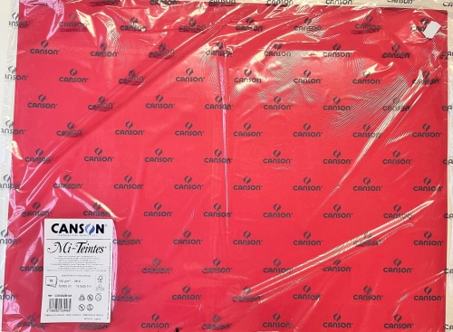 Canson Mi-Teintes pastel paper sheets 50x65 cm, 160g/m² (10 sheets) warm tones