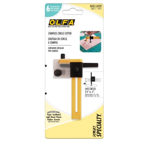 Preview: OLFA CMP-1 Kompass-Kreisschneider/ Cutter 1-15 cm