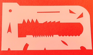 Aero-pro Airbrush Stencil Creativity 1
