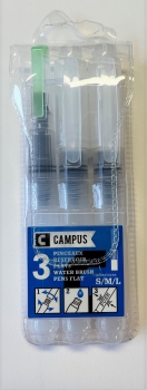 Campus Refillable Brushes Set of 3