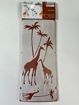 Raphael selbstklebende Airbrush- Schablone "Giraffe"