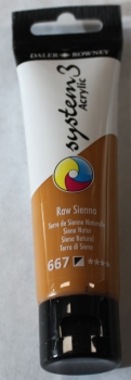 Darler-Rowney System 3 Acrylic 59 ml , 667 raw sienna (g.P. 1L=50,68€)