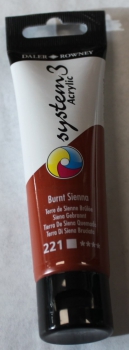 Darler-Rowney System 3 Acrylic 59 ml ,221 burnt sienna (g.P. 1L=50,68€)