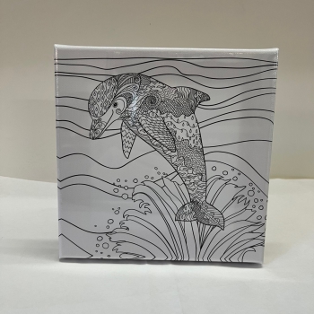 Tangler frame 20 x 20 cm motif Dolphin