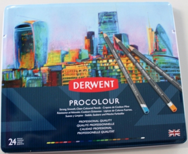 Derwent Procolour 24 pcs pencils set