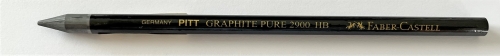 Faber-Castell Pitt Graphite Pure 2900 in hardness grades HB, 3B, 6B, 9B