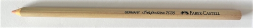 Faber-Castell Perfection eraser pencils in white + pink/ 1 each