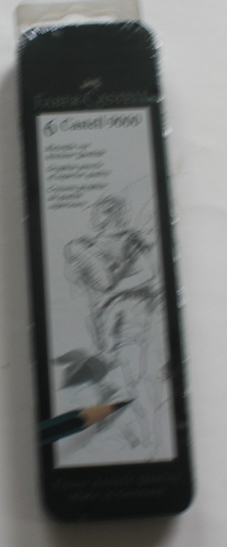 Faber-Castell Castell 9000 pencil, 6 metal case