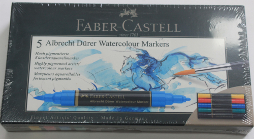 Faber-Castell "Albrecht Dürer" Watercolour Marker, case of 5