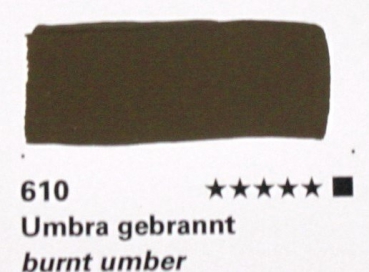 Akademie Gouache 60ml  610 burnt umber  (g.P.1L= 66,50€)