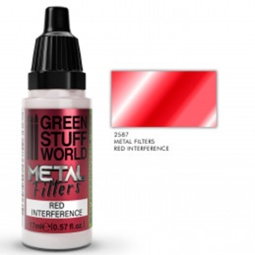 Green Stuff world - Metal Filter red intereference 17ml (GP1ltr=380€)