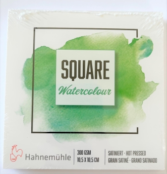Hahnemühle Square watercolor pad, 300g/m² 10,5x10,5 cm (15 sheets)
