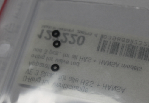 O-Ring for valve rod (3pc.)for all H+s + Hansa