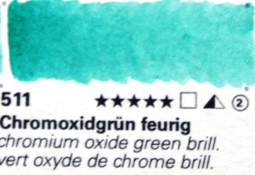 Horadam Aquarell Tube 15 ml chromoxidgrün feurig 14511006 (GP 1L=610€)