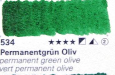 Horadam Aquarell Tube 15 ml permanentgrün oliv 14534006 (GP 1L= 610€)