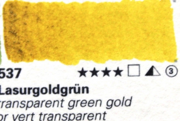Horadam Aquarell Tube 15 ml lasurgoldgrün 14537006 (GP 1L= 832,67€)