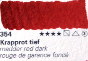 Horadam Aquarell Tube 15 ml krapprot tief 14354006 (GP 1L= 832,67€)