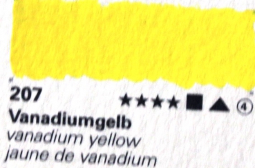 Horadam Aquarell Tube 15 ml vanadium yellow 14207006 (GP 1L= 979,33€)