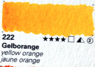 Horadam Aquarell Tube 15 ml gelborange 14222006 (GP 1L=610€)